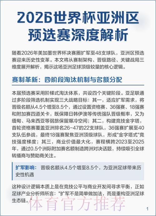 2026年世界杯赛场战术全面深度剖析